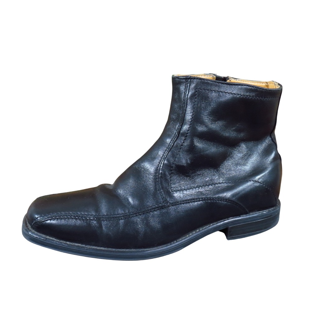Giorgio Brutini 249931 Mens Ankle Boots Size 8.5 Dress Formal Black Leather